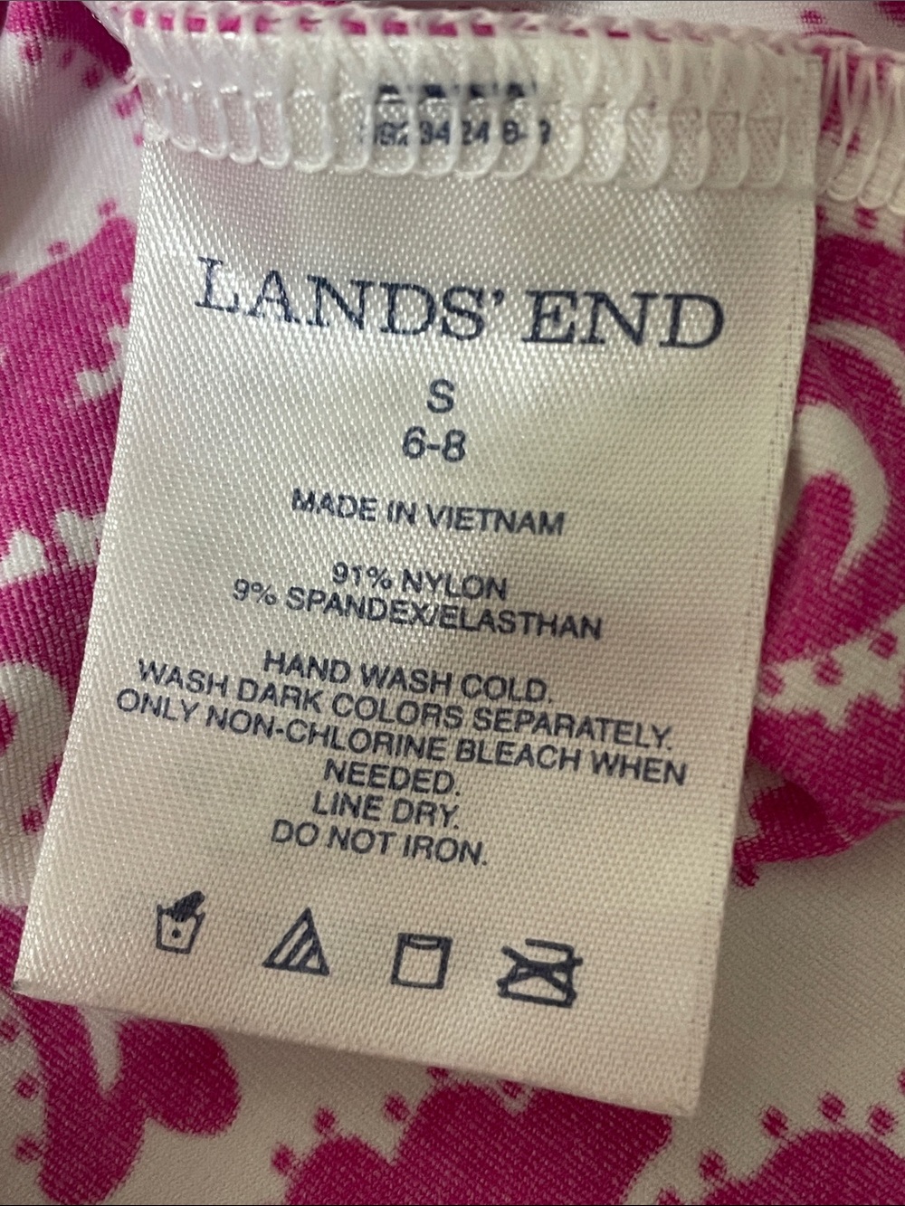 Lands' End long-sleeve rash guard size Small - Picture 6 of 7
